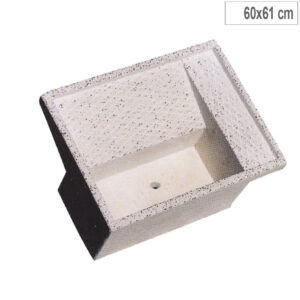 LAVATOIO ACQUA E SAPONE 60X61 cm