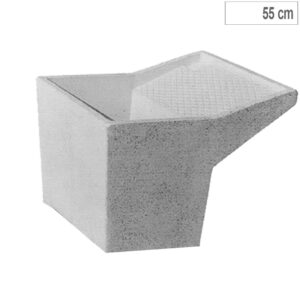 LAVATOIO CLASSICO SENZA GAMBE 55 cm