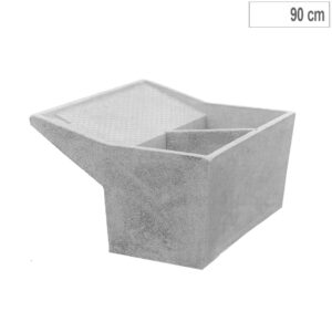 LAVATOIO CLASSICO SENZA GAMBE 90 cm