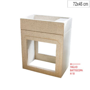 PILLOZZINO CON MURETTO 72x45 CM