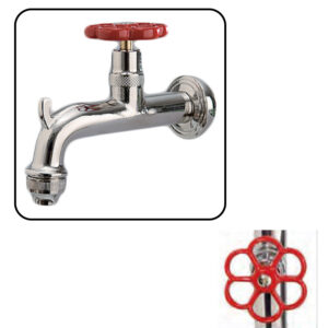 RUBINETTO STILE IDRANTE CROMATO