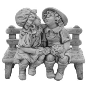 STATUA FANCIULLI INNAMORATI