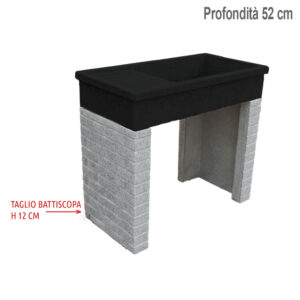 MURETTI PROFONDITA' 52 CM