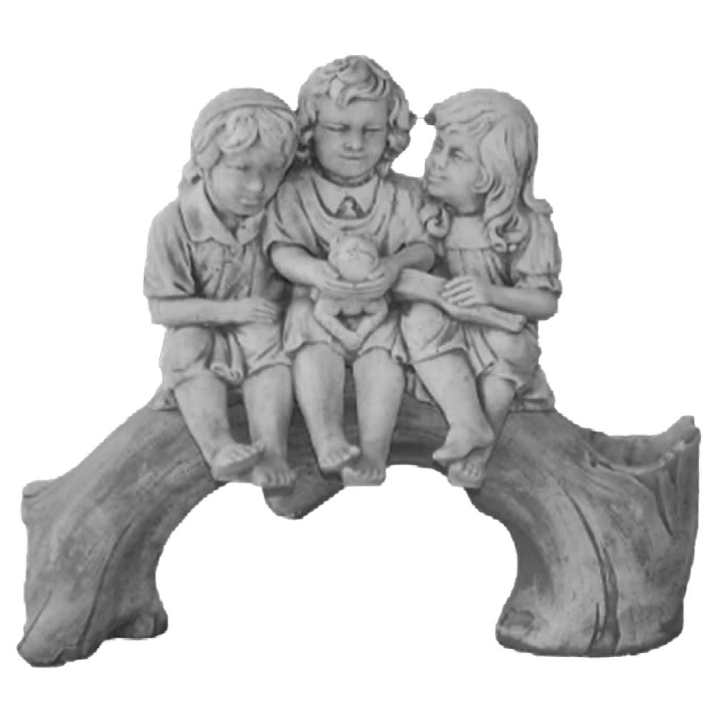 STATUA FRATELLINI NEL BOSCO