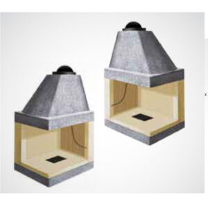 Caminetto prefabbricato Ettore