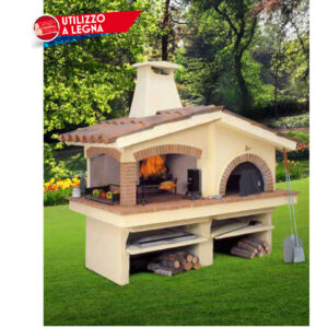 Barbecue con Forno Dalì prefabbricato